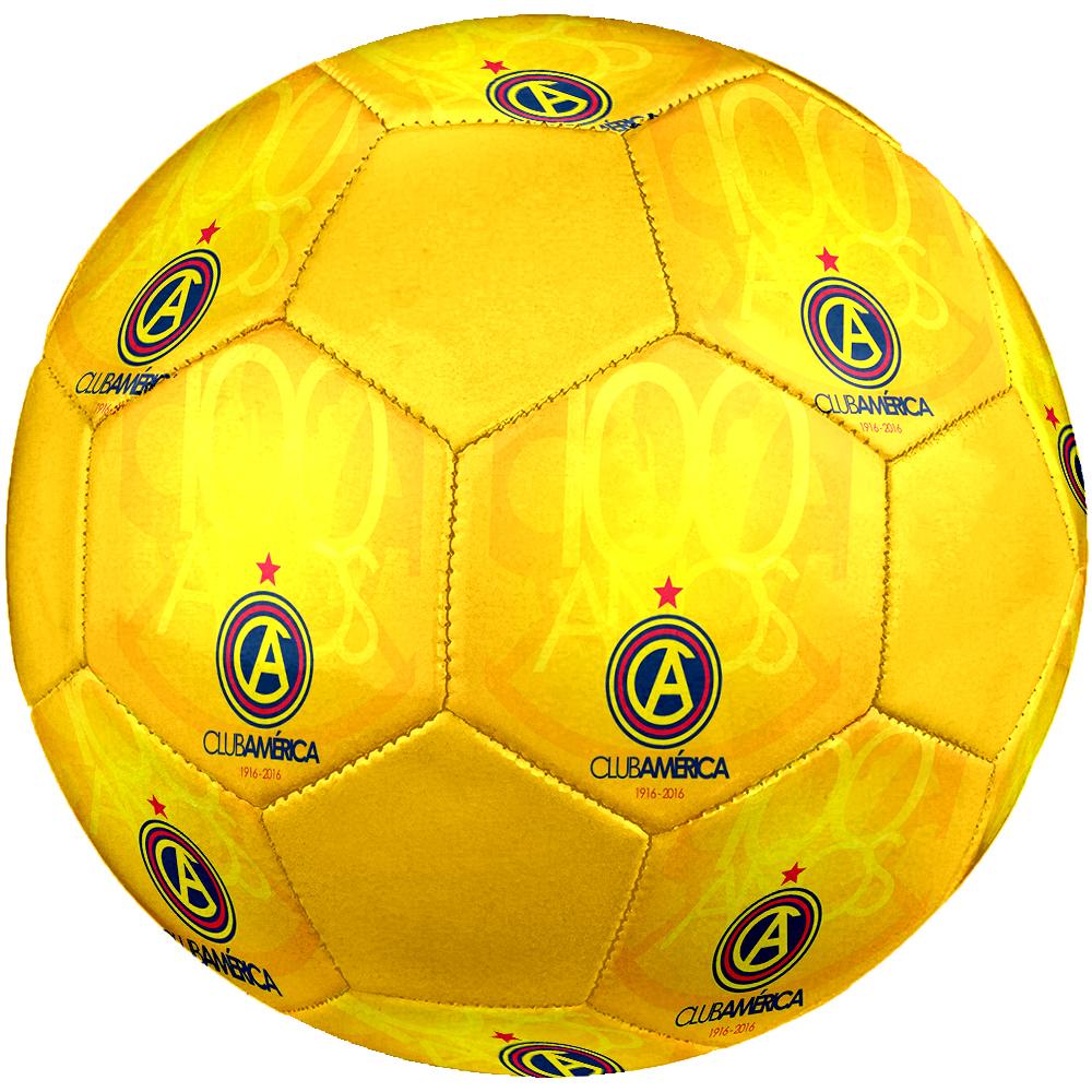 Club America Logo Soccer Ball, Colorful, Suitable for All Ages, Machine-stitched, PVC Material, Competition Grade, Durable and High Bounce