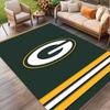 Green Bay Packers Print Rug, Washable Floor Carpet, For Entryway Dorm Laundry Room Office Study, Home Decor Birthday Christmas Gift