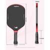VISPINVO Toray T700 Carbon Pickleball Paddle Woven Matte Lightweight Professional Tournament Grade