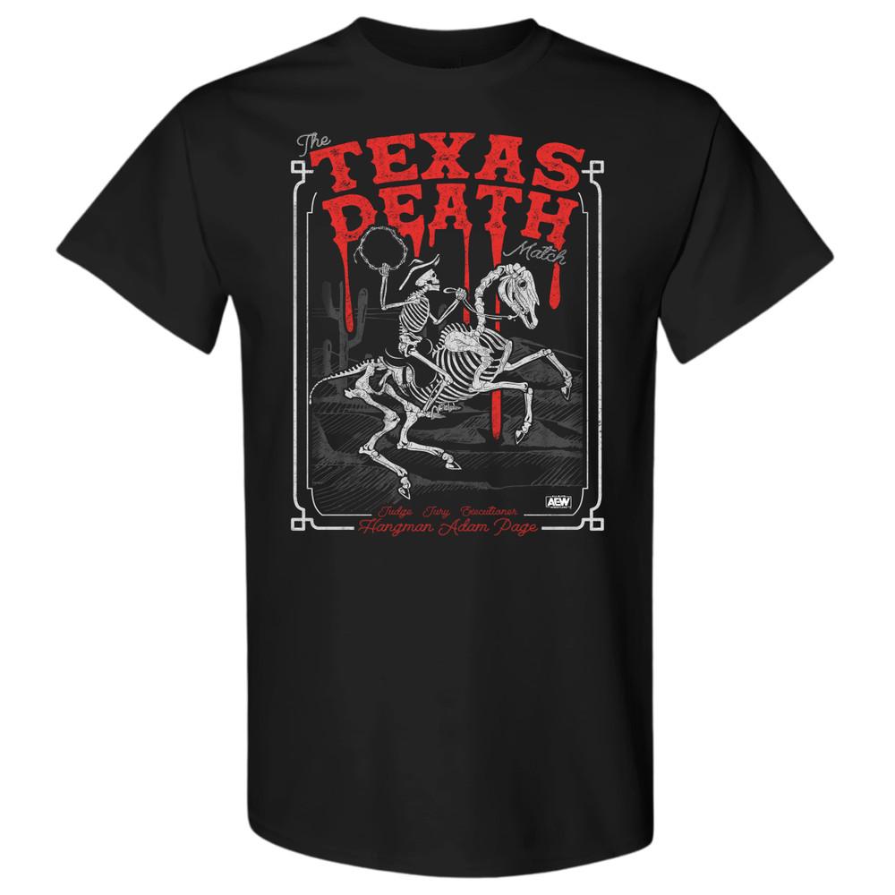 HANGMAN ADAM PAGE  THE TEXAS DEATH MATCH AEW Official TShirt Unisex T-Shirt XXXL