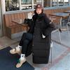 Winter new down cotton-padded clothes women's long over-the-knee to Korean version of cotton-padded jackets thickened warm loose coats