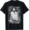 T-shirt Nera e Bianca con Schizzi Michael Jackson Bad World Tour 1988