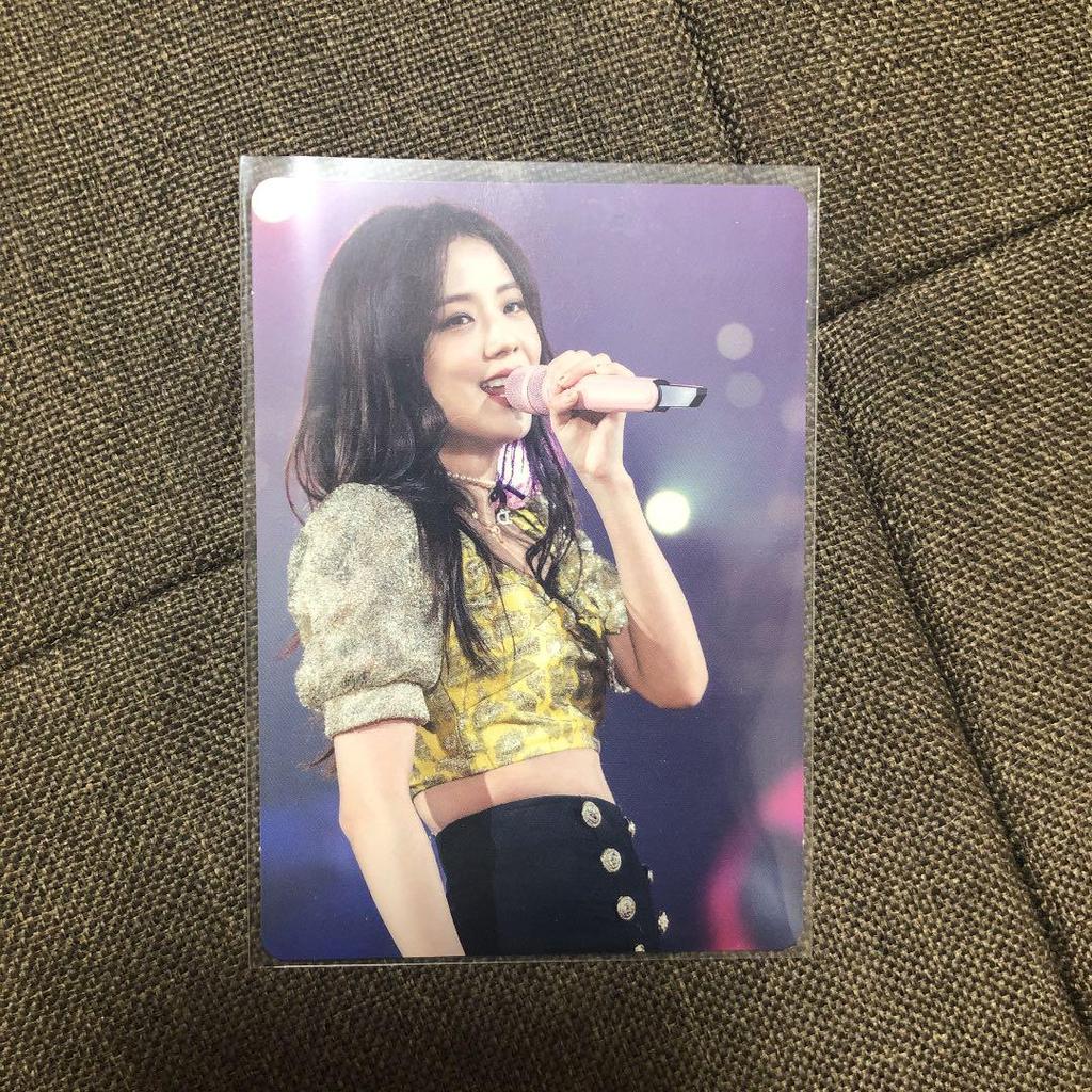 [USED] BLACKPINK Jisoo Trading Card DVD Album 2019-2020 Live