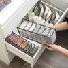 3pcs/set Foldable Underwear Storage Box Panties Socks Organizer Wardrobe Pants Clothes Underwear Drawers Separator Divider Boxes