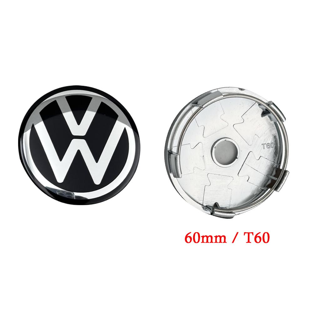 DIG1 60mm 4pcs Wheel Center Hub Caps 55mm 56mm 65mm 70mm Wheel Cover For VW Polo Golf 4 5 6 7 Touran CC Passat B5 B6 B7 Accessories