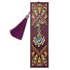 5D Special Shaped Diamond Leather Book Marker with Tassel DIY Embroidery Crafts