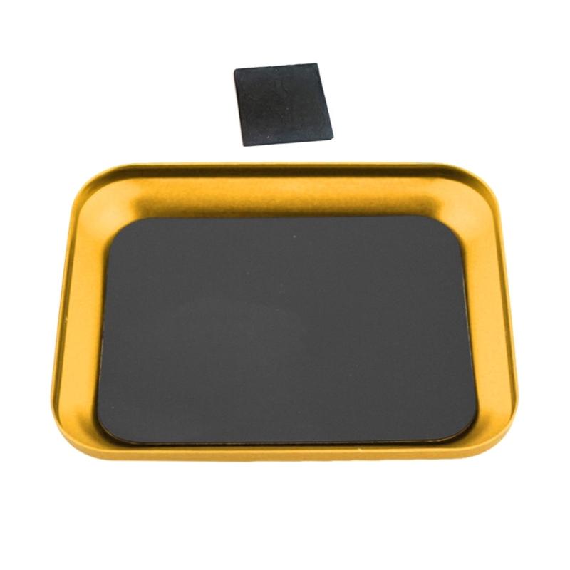 

Upgrades Magnetic Screw Tray Magnetic Parts Tray Square for Secure Metal Screw Organization In Workshops & DIY Projects золотий