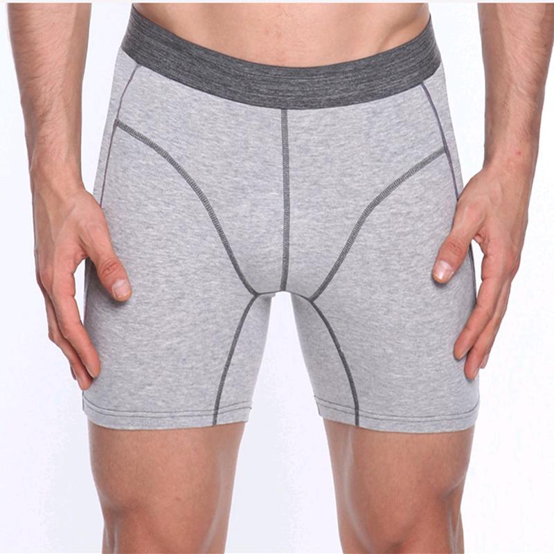 Men's Boxers Briefs Cotton Underwear Fashion Solid Color Comfortable Panties Breathable Gym Fitness Running Underwear L XL XXL 3XL