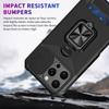 מגן טלפון נייד עם טבעת שריון, סוגר עדשה, הגנה מפני חלון, באיכות צבאית, לאייפון 16 15 14 13 12 11 פרו מקס