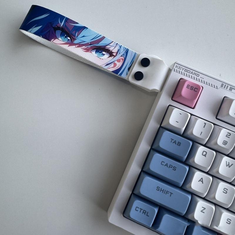 Cartoon Anime Keyboard Straps Keyboard Ribbon Customization Magnetic Axis Keyboard Strap Wooting Atk68 Drunkdeer Looting Decor
