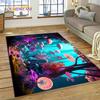 Tappeto Moquette 3D Mondo Sottomarino Fondale Marino Delfino Cartone Animato per Camera da Letto Soggiorno Decorazione Casa Divano, Bambino Grande Decor Tappetino Pavimento