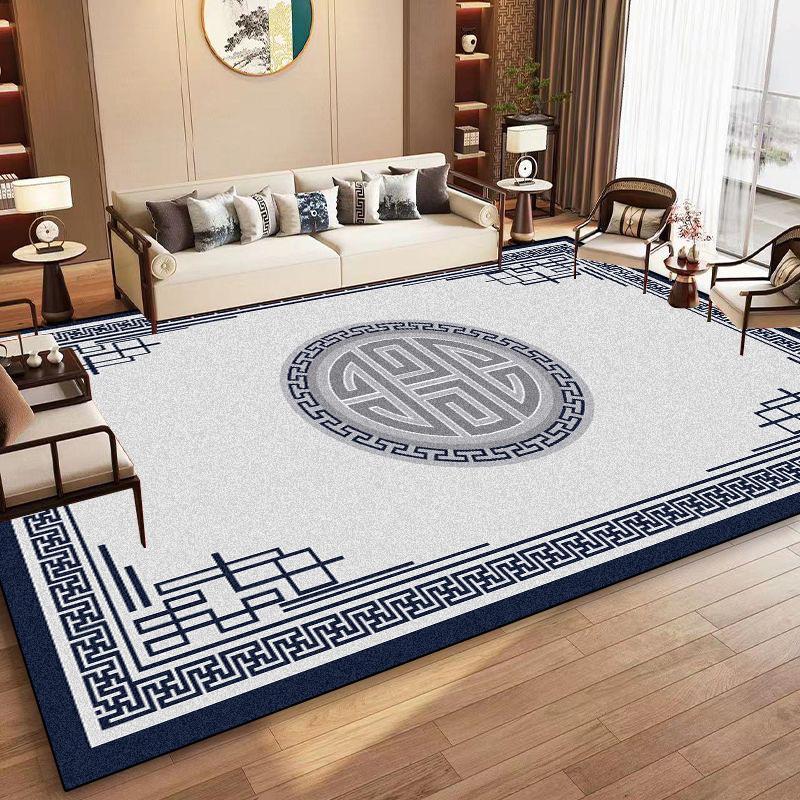 New Chinese Style Luxury Carpet Living Room Large Area Coffee Tables Non-slip Rugs Art Decoration Bedroom Washable Floor Mats