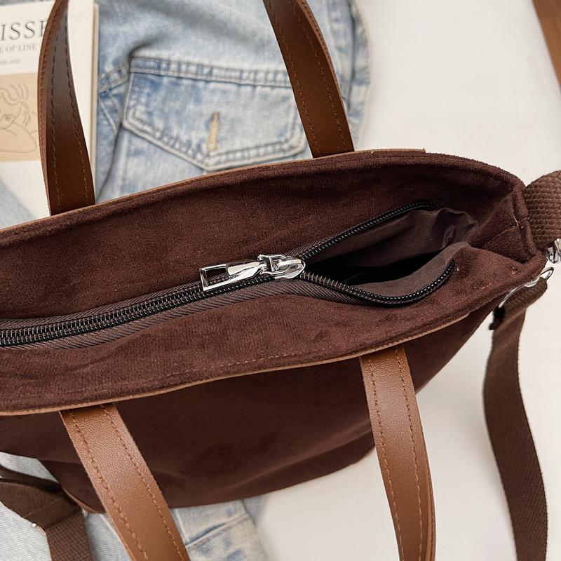 Herbst & Winter Retro Wildleder Kleine Quadratische Tasche - 2025 Neue Minimalistische Lässige Handtasche, Strukturierte Schulter- & Umhängetasche Trendig