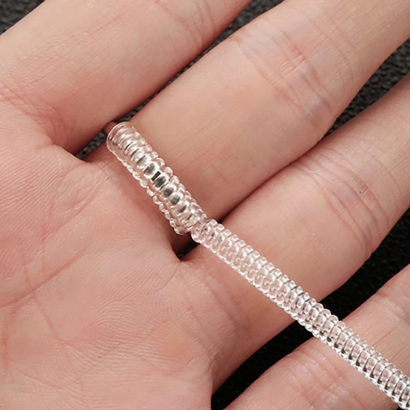 10cm Jewelry Tools Spiral Based Ring Size Adjustment Ring Adjustment Invisible Transparent Tightener Resizing Tool Jewelry Guard