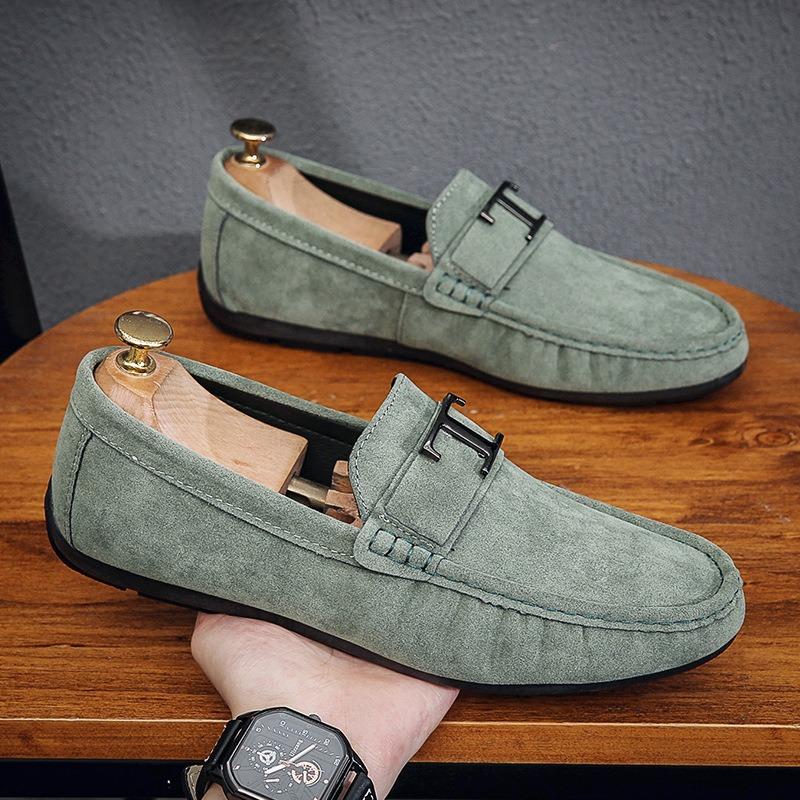 Men's shoes Doudou shoes, summer new trend one-pedal lazy shoes casual Doudou shoes