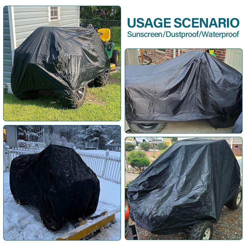 Beach Bike Kit Cover Universal 210D Oxford Motorcycle Waterproof Cover Outdoor Protection Dust Motorbike For ATV Quad Bike