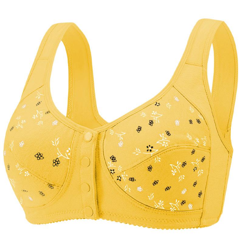 Women Wirefree Tank Style Bras Front Closure Bralette Female Confortable Breathable Underwear Large Bust Cup Underwear L-5XL