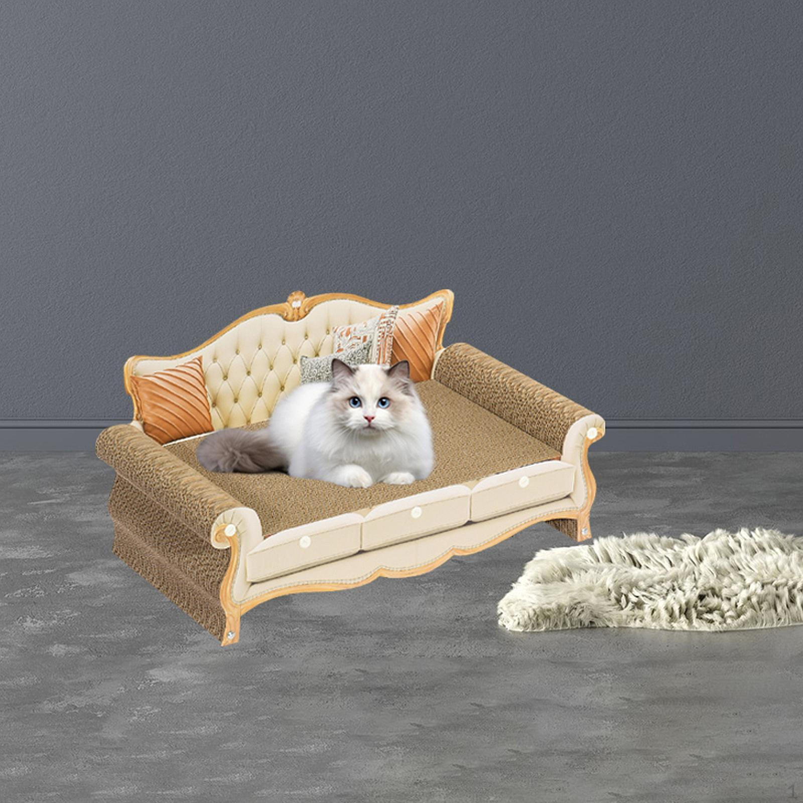 

Когтеточка для кошек, кровать, доска для когтей, обучающая мебель для кошек, защита, гнездо для отдыха style A