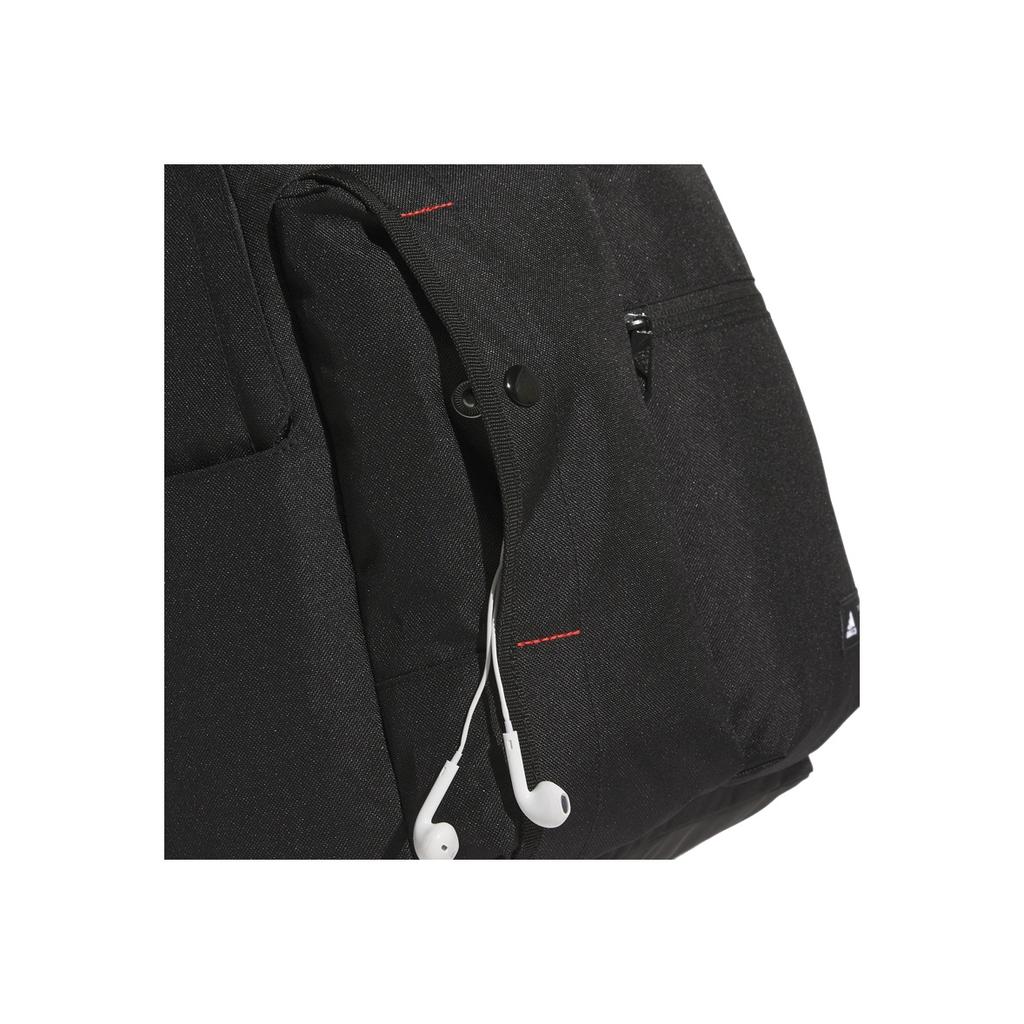 Adidas New 3D Pocket Fashion Casual Sports Polyester Backpack Unisex Backpack Black IA5300