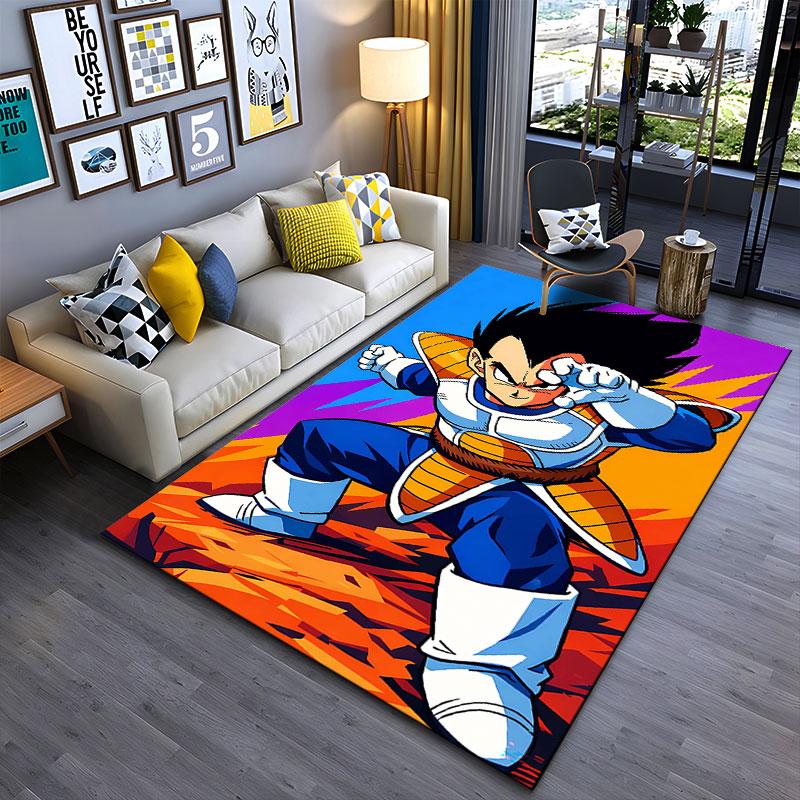 Anime Warrior Charge Design Suitable As a Non-slip Mat for the Living Room or Bedroom Sofa