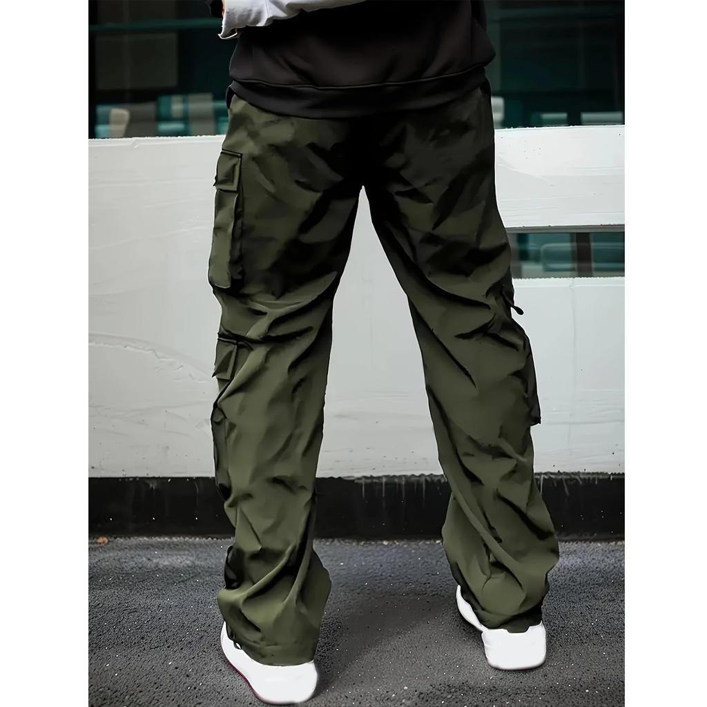 Men'S Sports Pants Running Pants Outdoor Pocket Work Pants Casual Pants