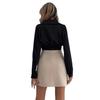 G2 Women's European & American INS Hot Selling High Waist A-Line Hip-Wrapping Black Skirt