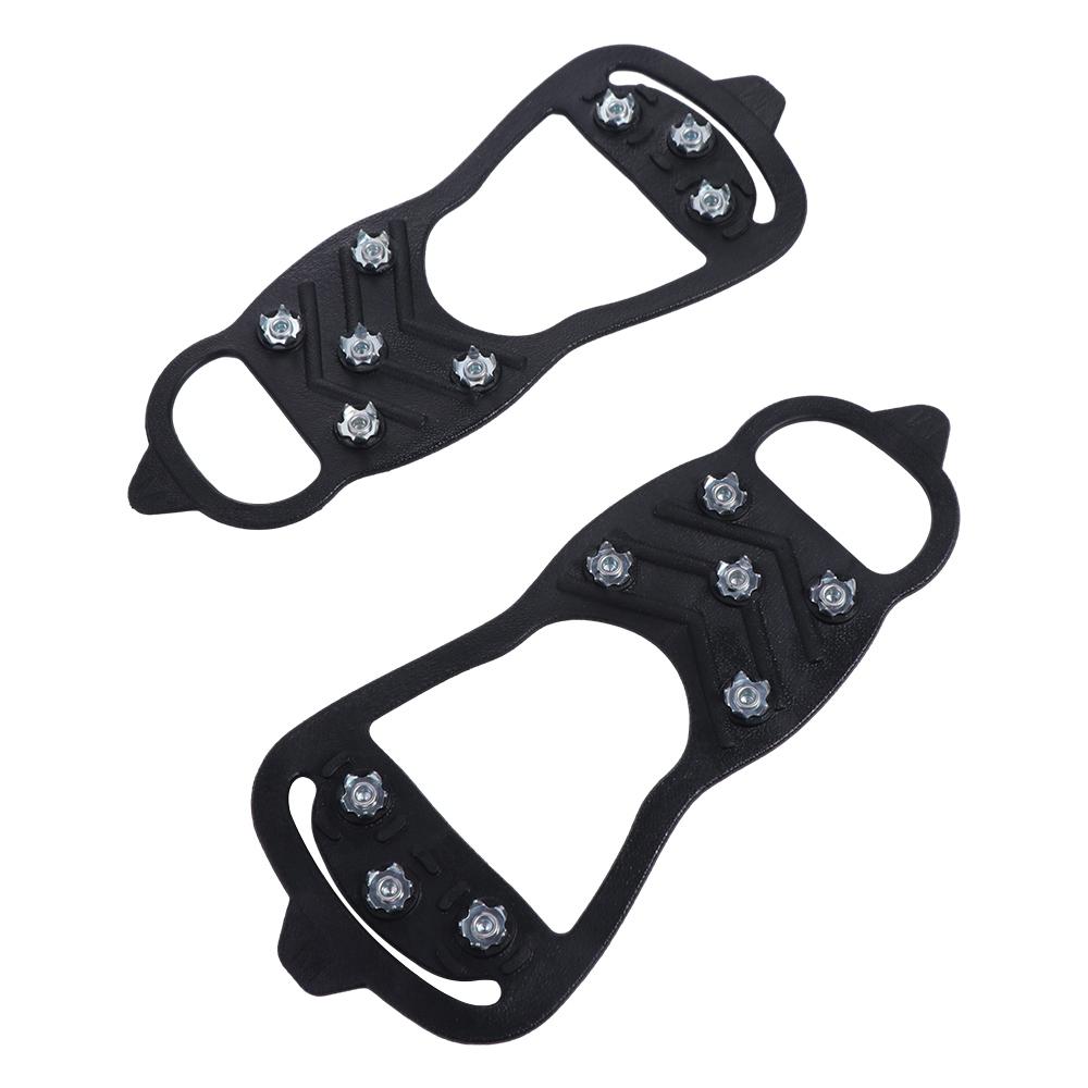Anti-Skid 8 Anti-Skid Ice Gripper 8 Studs Grips Cleats Shoe Spikes 8 Tooth Ice Snow Crampons  Men