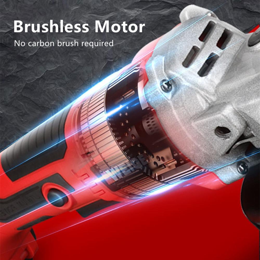 125 mm Winkelschleifer, 21 V, kabellos, wiederaufladbar, bürstenlos, elektrischer Winkelschleifer