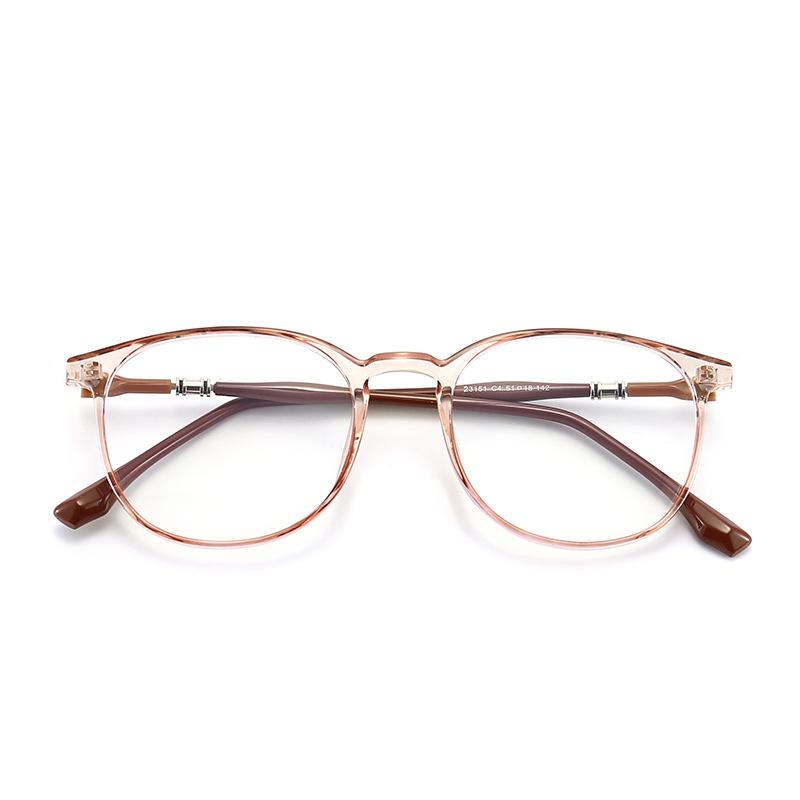 Unisex TR90 Frame Transparent Round Anti Blue Light Glasses Universal Fashion Eyewear for Women Men