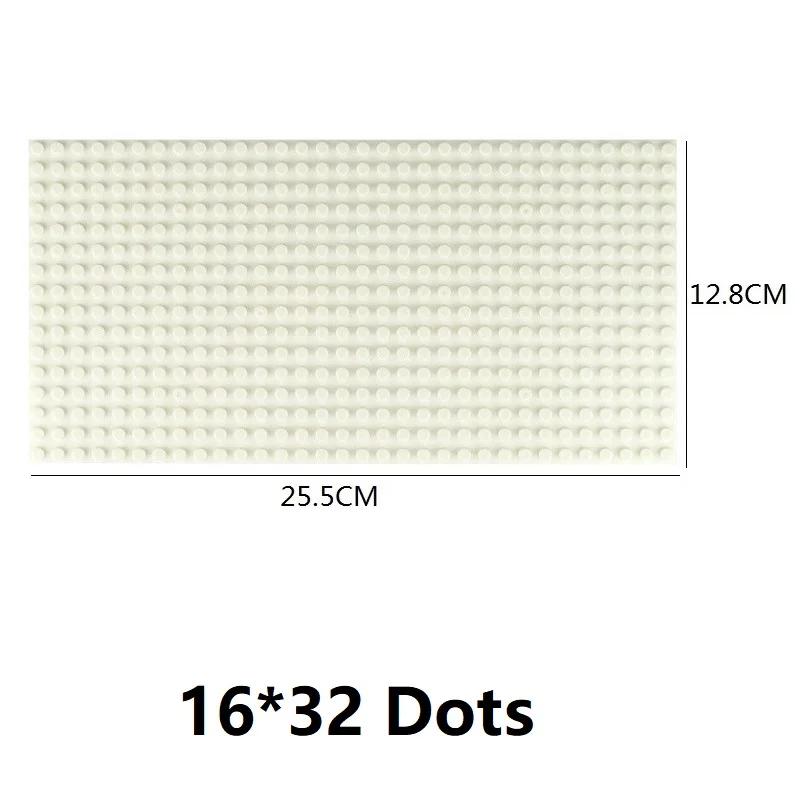Single Double Sided Building Plates 32X32 16X16 16X32 Dots Diy Simulated Scene Building Block Base Compatible With Major Brands