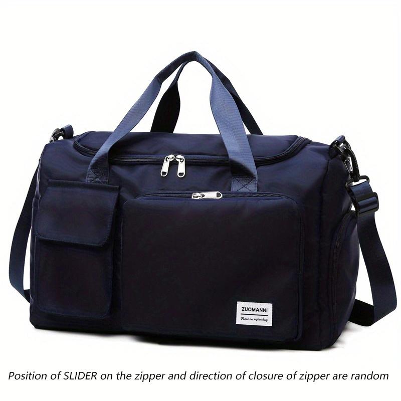 Borsa da Viaggio Unisex Grande Capacità Borsa Tote Sportiva da Palestra in Nylon per Donne Borsa Duffel Weekender per Pernottamento con Scomparto per Scarpe