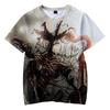 Kids Horror Siren Head 3D Printed T Shirt Toddler Cartoon T-Shirt Boys Girls Teens Anime Tee Tops Summer 4-20Y Children Clothes