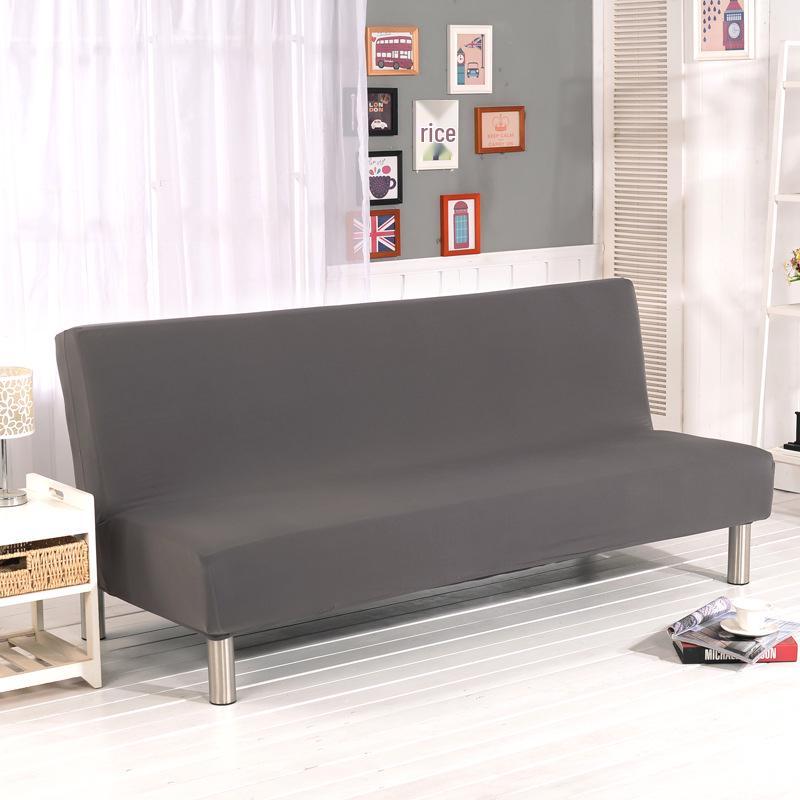 

Universal Stretch Armless Sofa Cover for Foldable Sofa Bed - Slipcover Fitted Sheet Style Medium (M) 160-190 Sofa Bed Cover