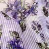 Mature Style Two-Piece Women's Suit: Loose Floral Pleated Shirt & High Waist Wide Leg Trousers