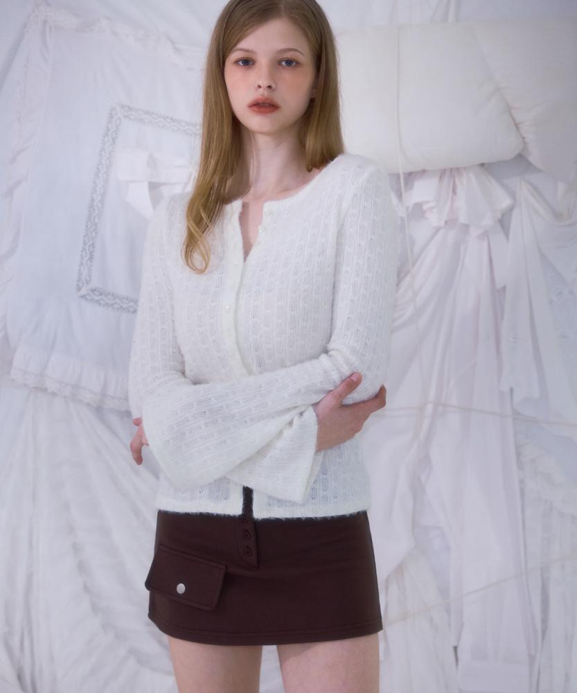 ROSEFRANTZ Pocket Mini Skirt [Brown]