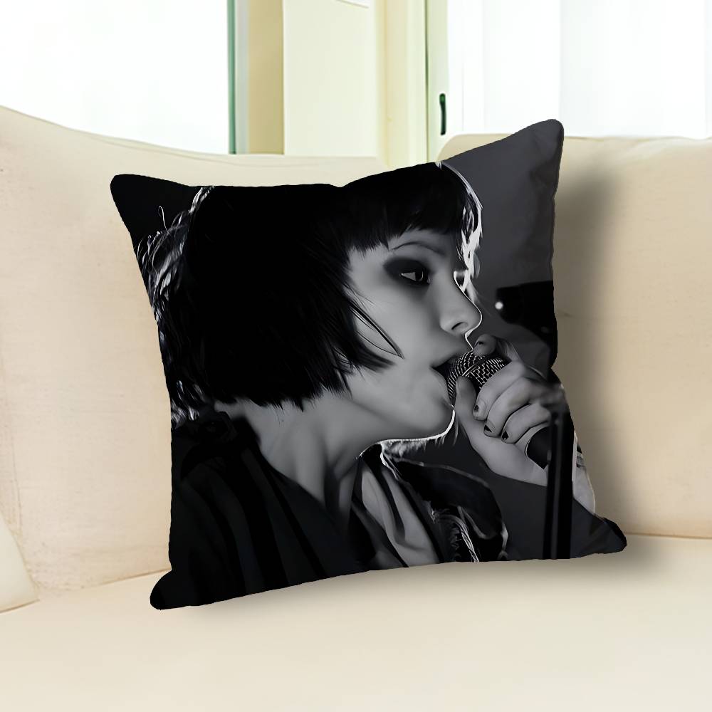 A-Alice G-Glass Singer Pillow Cases for Bedroom Living Room Sofa Home Decor Polyester Cushion Cover with Zipper