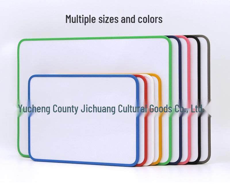 Double-sided Magnetic Desktop Whiteboard for Home & Office - Erasable Blackboard for Teaching & Children's Handwriting.