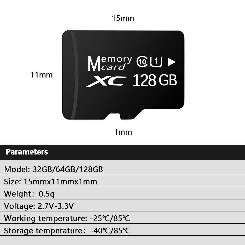 Κάρτα Micro SD για Τηλέφωνο, Κάμερα Αυτοκινήτου, Νυχτερινή Όραση, Μνήμη και Τηλεσκόπιο Κάρτας TF
