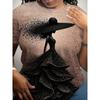 Streetwear Punk Style Graphic Tee Women - Comfortable Breathable Casual Round Neck Short Sleeve Top