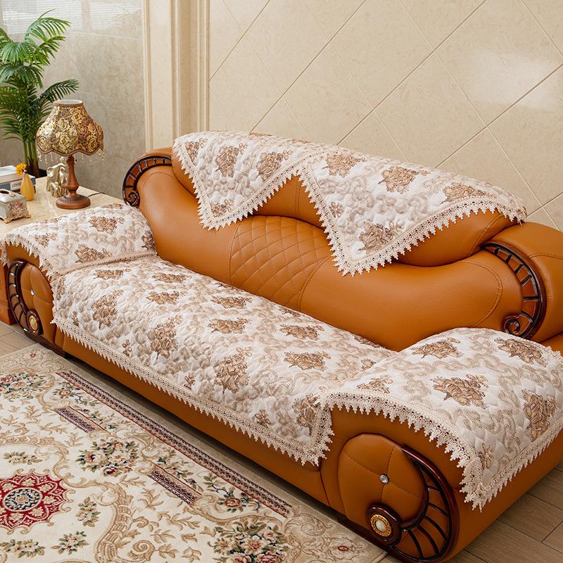 

Plant Printed Sofa Cushions Machine Washable Non Fading Sofas Cover European Leather Sofa Backrest Armrest Mat Living Room Decoration Dust Covers 45*45 pillow cover 1pcs