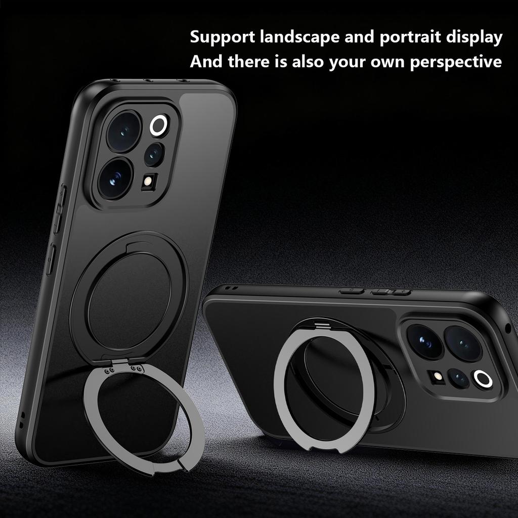 For VIVO V70 Case Hard PC Matte With Ring Stand Magnetic MagSafe Protective Back Cover Case For VIVO V70E V70 Phone Shell
