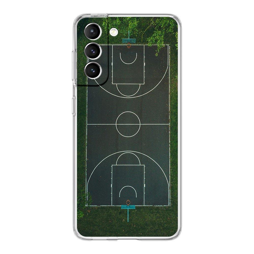 Basketball Court Sports Clear Silicone Phone Case For Samsung Galaxy S23 S22 5G S20 Ultra S21 FE 5G S10E S9 S8 S10 Plus Cover