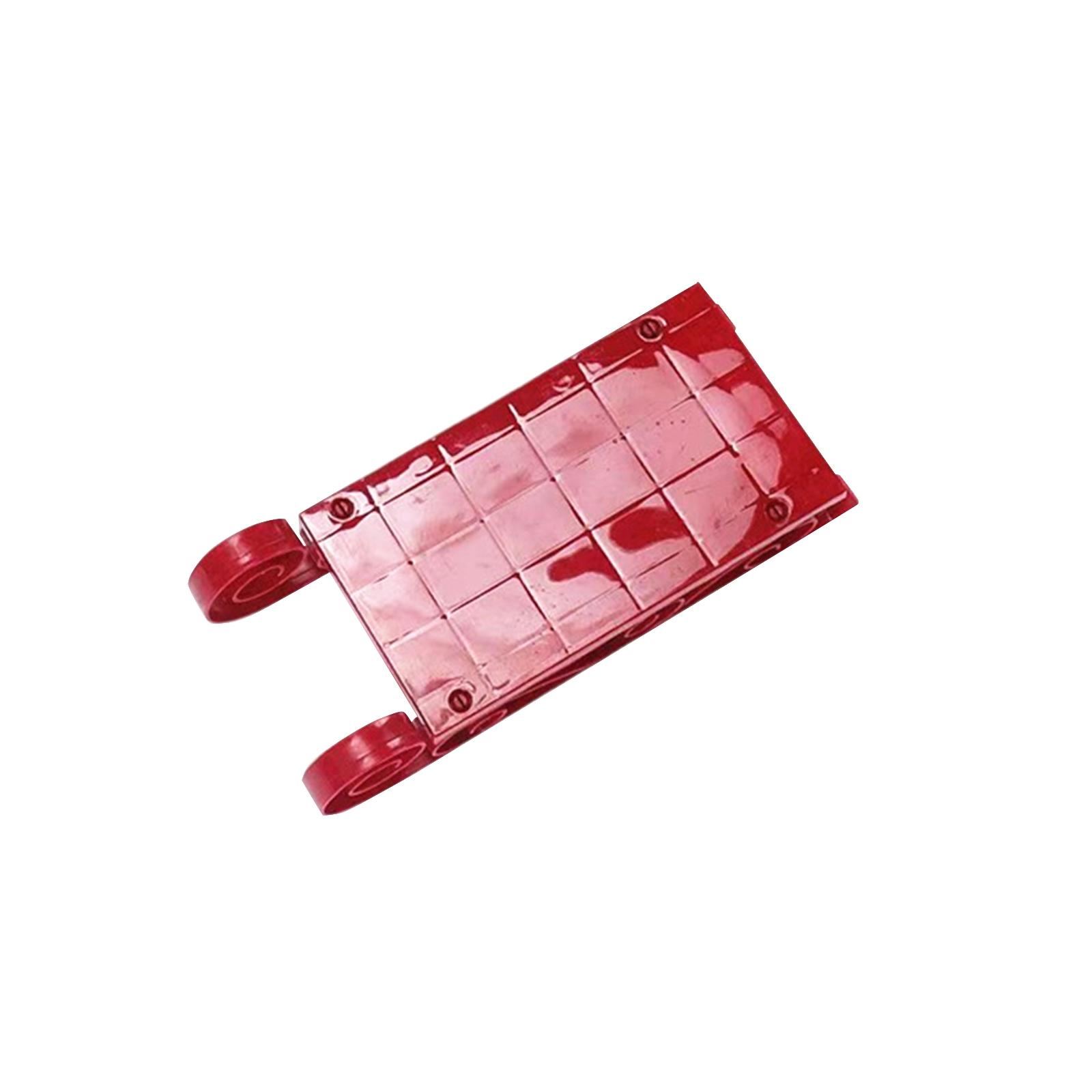 

Сани-украшение для рождественской елки, деревенское праздничное украшение, детальная ручная работа, универсальный рождественский декор для вечеринок и дома, ткань One Size красный