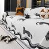 Sofa Cover Chenille Material All-Season Sofa Throw Bedside Blanket Cover Thickened & Non-Slip Leopard Home Decor