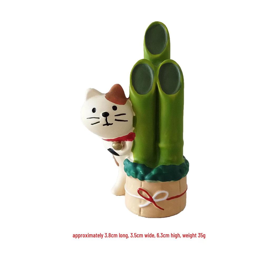 Kreative japanische Zakka Harzornamente: Shiba Inu, Pinguin, Katze, Eisbär und Edamame