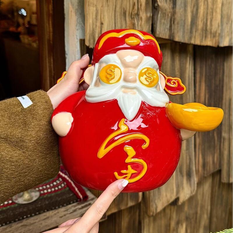 New Year Lucky Treasure Desktop Tissue Box
