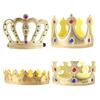1pz Corona Principessa Principe Oro Stile Multi Tiare Copricapo Corone Festa di Compleanno Cerchietto Accessori Costume Accessorio Photobooth