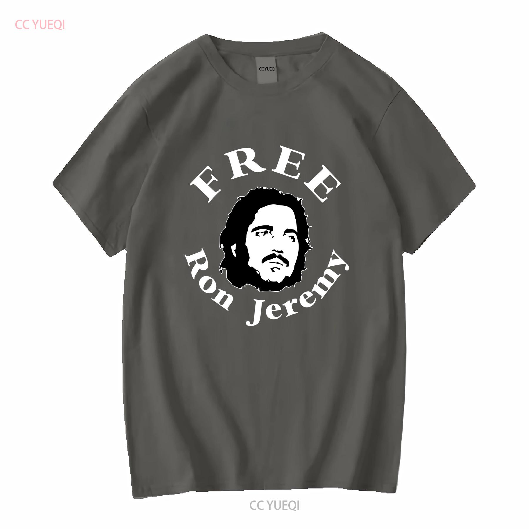 

Free Ron Jeremy Funny T shirt tee PornStar XXX vintage Washed Breathable Stylish streetwear Top For Everyday Wear Comfortable S
