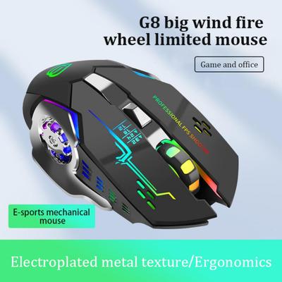 Gamer Mouse 6 Buttons Adjustable Wired Gaming Mouse Led Light Night Glow With Rgb Backlight Mouse Optical Computer Mouse
