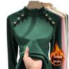 Women's Plush High-Neck Base Layer Top - Thickened, Warm, Stylish Innerwear for Autumn/Winter